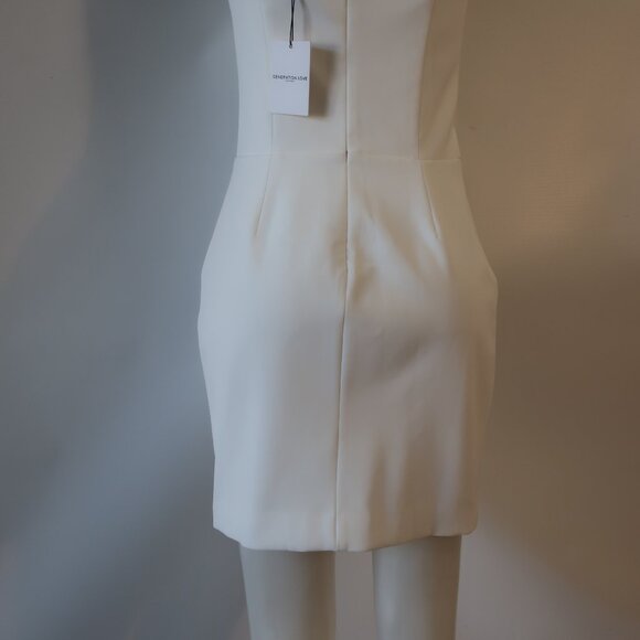 NWI Womens Generation Love Joelle Crystal White Strapless Mini Dress 10 - Picture 13 of 15